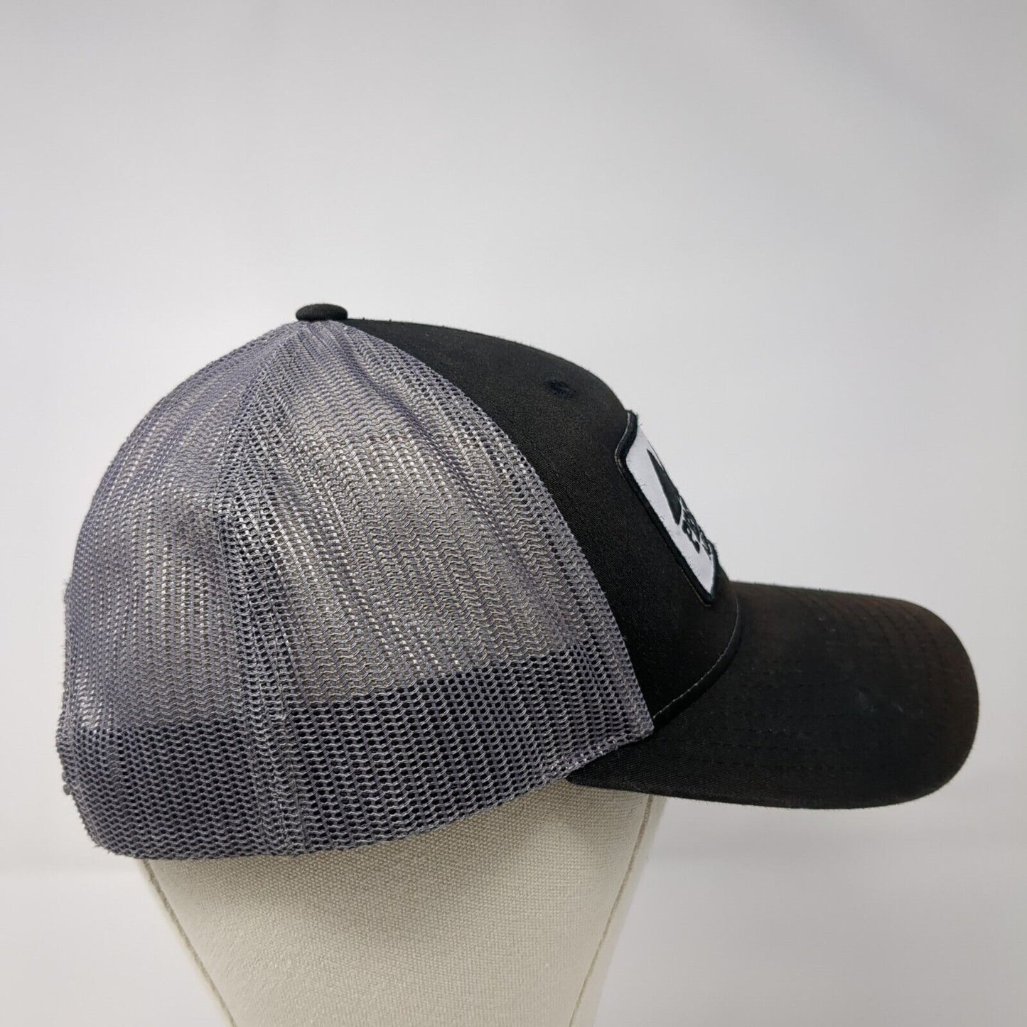 Premier Aggregates Patch Snapback Trucker Hat Black M/L Mesh Back