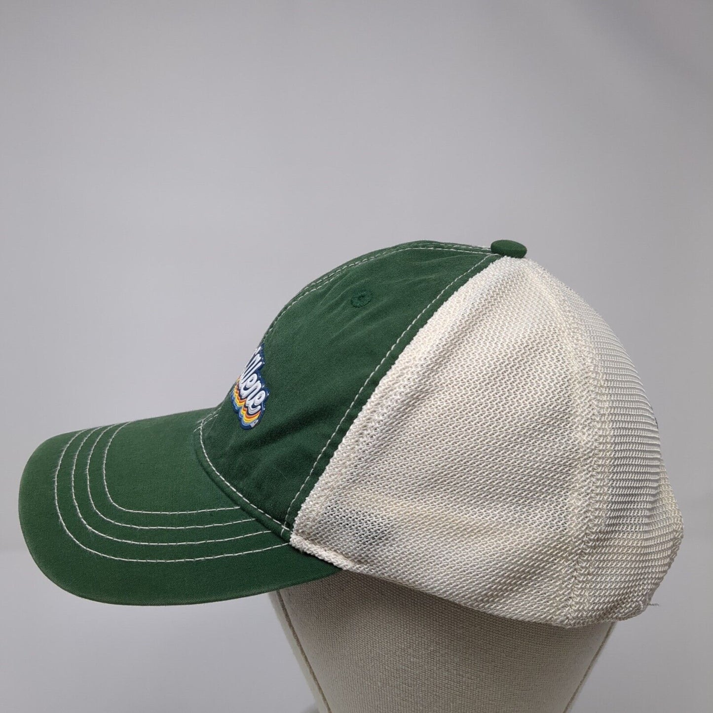 Coeur d'Alene Snapback Trucker Hat Green One Size Mesh Back Adjustable