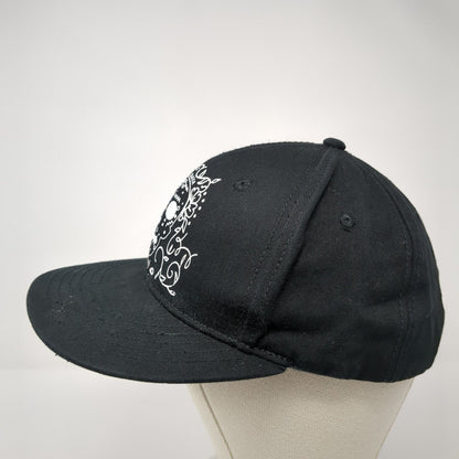 Sugar Skull Costa Maya Mexico Snapback Hat Black One Size Adjustable
