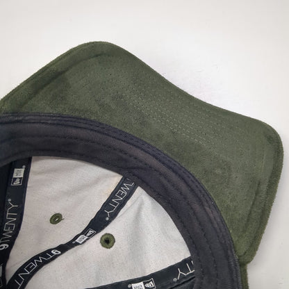 New York Yankees MLB New Era Baseball Cap Green One Size Suede 9TWENTY Slideback