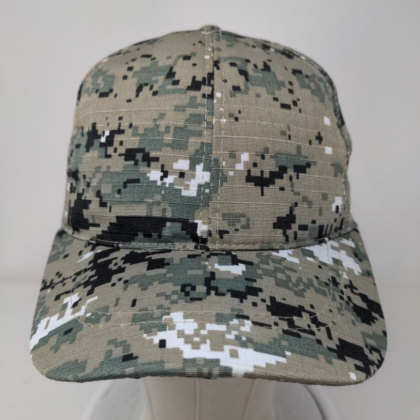 True Gear North Strapback Hat Camouflage One Size Adjustable 6 Panel Blank