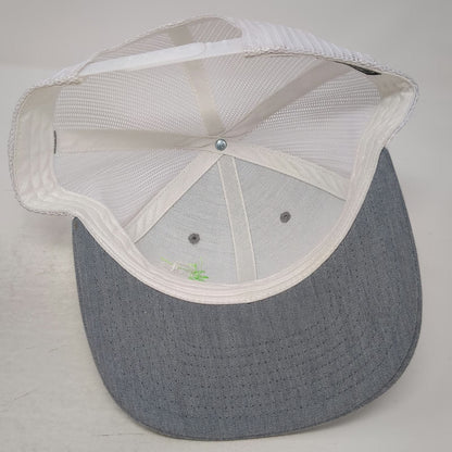 Richardson Trucker Hat Gray One Size Purpose Driven Chiropractic Logo Snapback