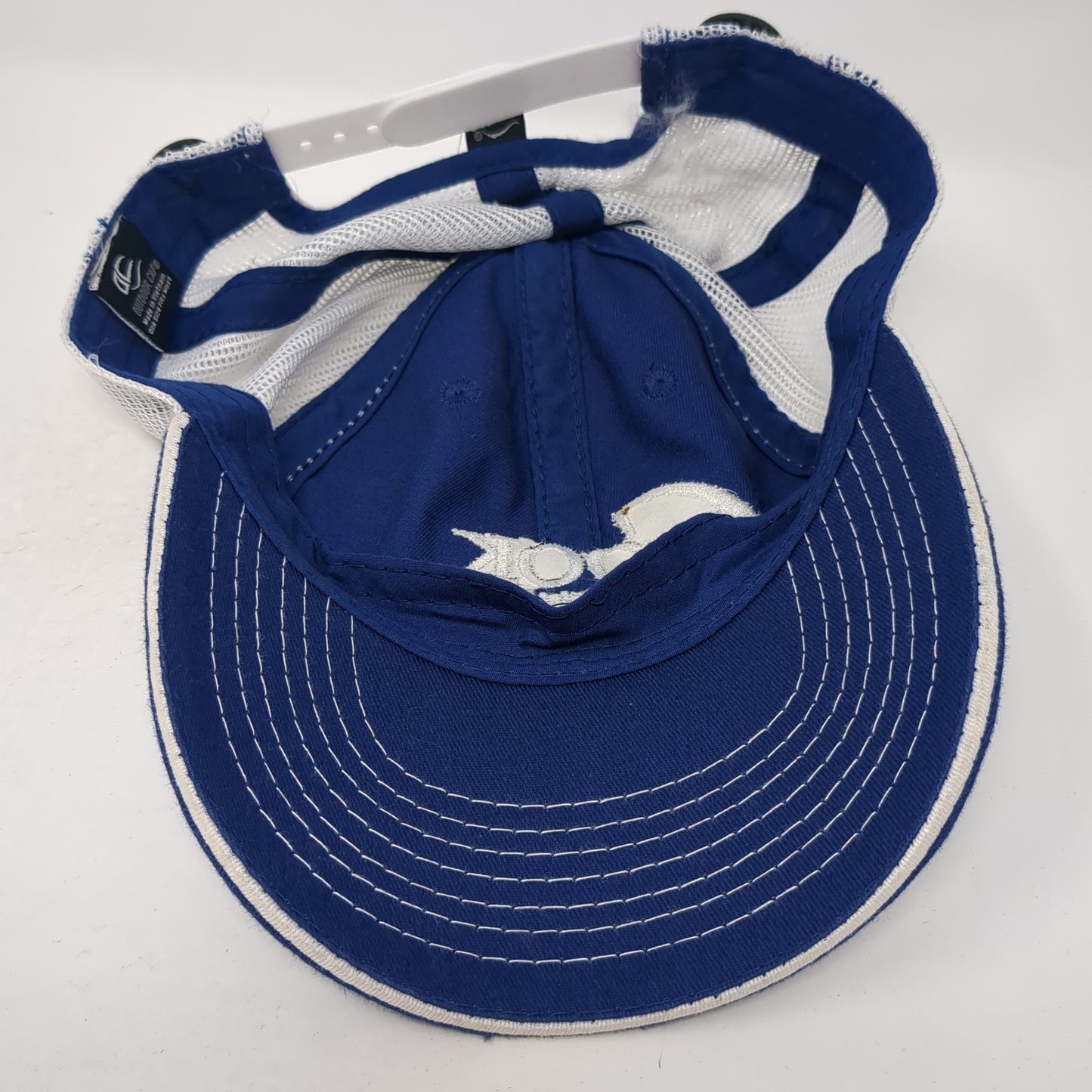 Cook Insurance Trucker Hat Blue OS Adjustable Embroidered Mesh Back Outdoor Cap