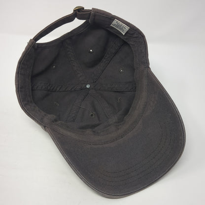 JV Horseshoe Slideback Hat Gray One Size Adjustable Solid 6 Panel