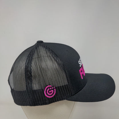 Sexy As Flock Snapback Trucker Hat Black One Size Adjustable Mesh Back Yupoong