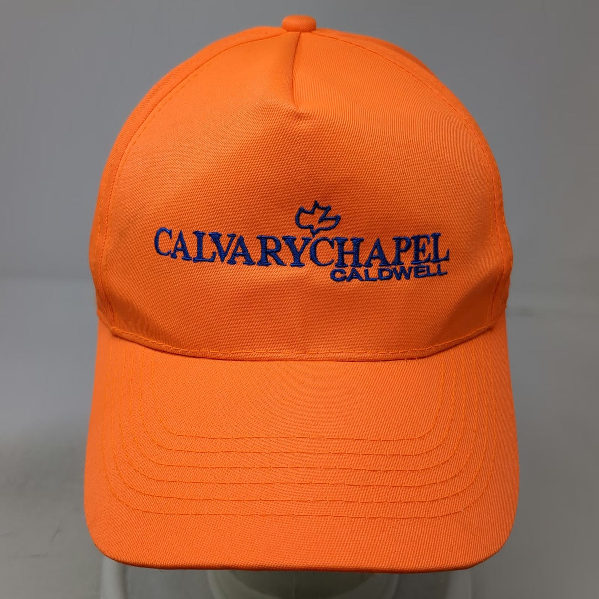 Calvary Chapel Caldwell Orange 5 Panel One Size Snapback Hat Church Christian