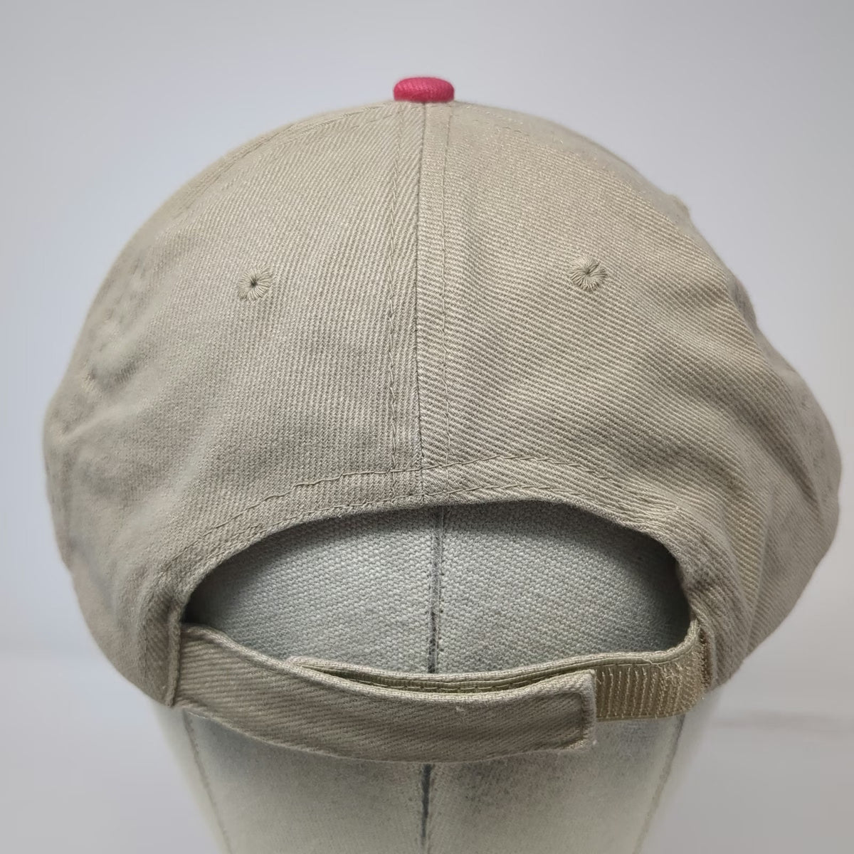 Cobra Baseball Cap Beige Red One Size United Farmers Coop American Flag Hat