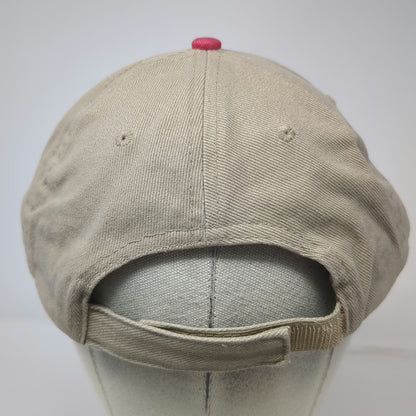 Cobra Baseball Cap Beige Red One Size United Farmers Coop American Flag Hat
