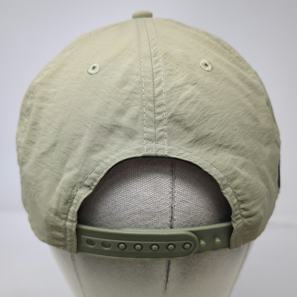 Legacy 5 Panel Beige One Size Snapback Hat Fly Fish Food Jimmy's Nylon Rope
