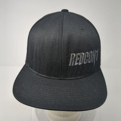 REDCON1 Fitted Hat Black One Size Stretch Flexfit Embroidered Yupoong