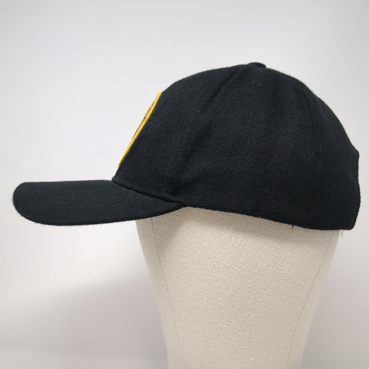 Black Gold Baseball Cap One Size Michoacan Mexico Eagle Snake Strapback Hat