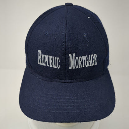 Republic Mortgage Snapback Hat Blue One Size Adjustable 6 Panel Cameo