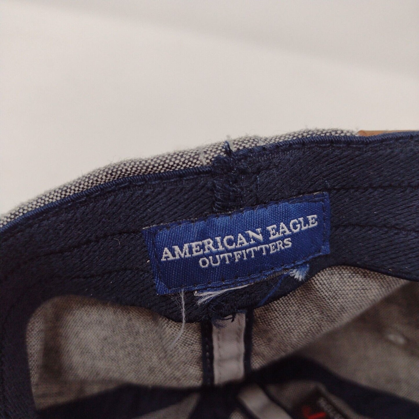 American Eagle Outfitters Since 77 Fitted Hat Gray One Size Nu-Fit