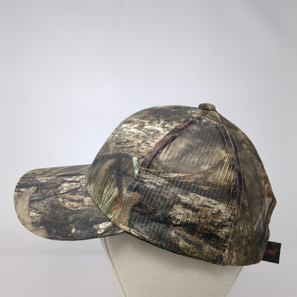 Signatures Strapback Hat Camouflage One Size Adjustable Vented Holes Blank
