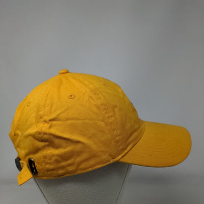 Rainbow Slideback Hat Yellow OSFA Adjustable Embroidered Newhattan Cotton