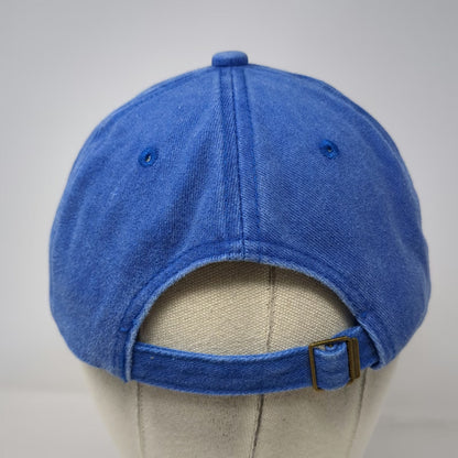 New Jersey Lottery Blue Baseball Cap One Size Hat Slideback Cotton Adjustable