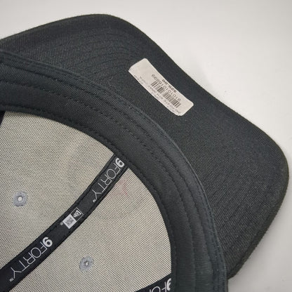 Pittsburgh Steelers NFL New Era Cap Black One Size Gray Strapback Adjustable Hat