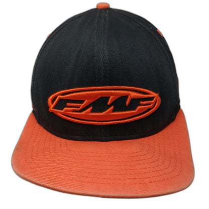 New Era FMF Flying Machine Factory Snapback Hat Black Orange One Size 9FIFTY