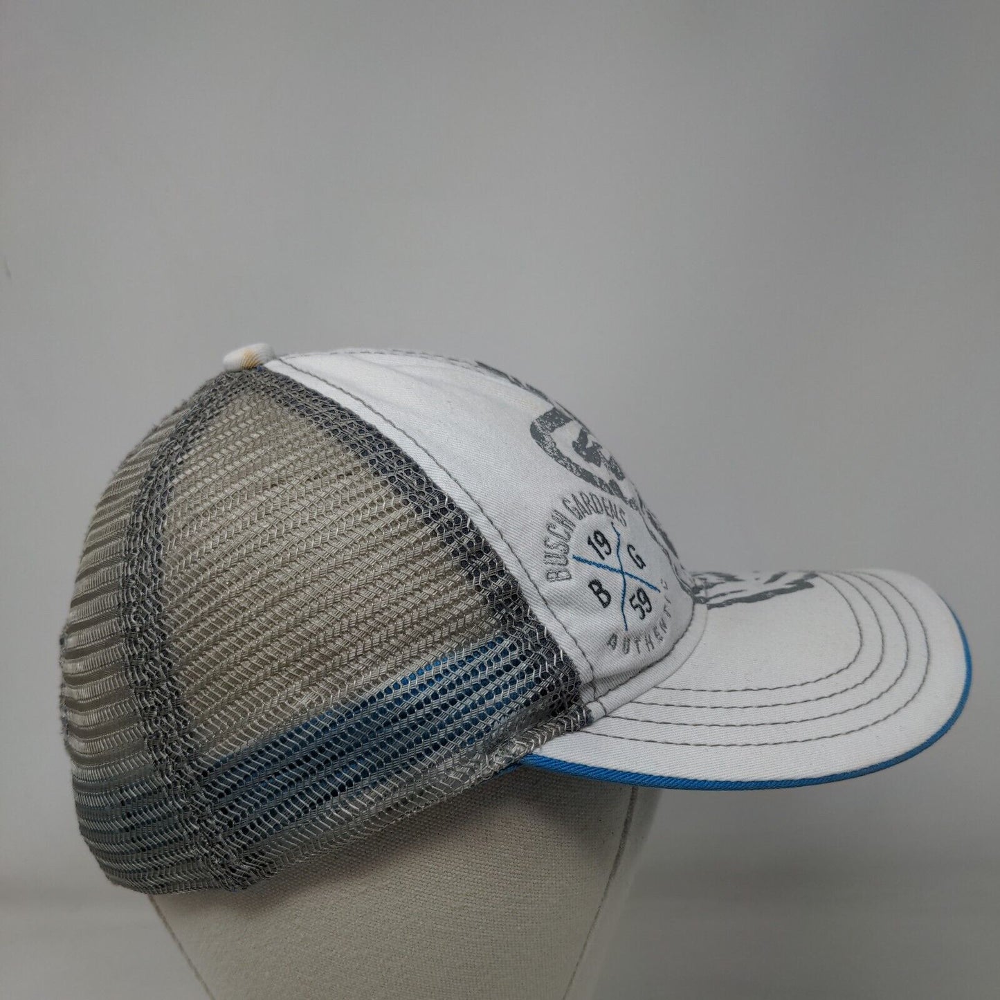 Busch Gardens Snapback Mesh Back Trucker Hat Multi One Size Colorblock
