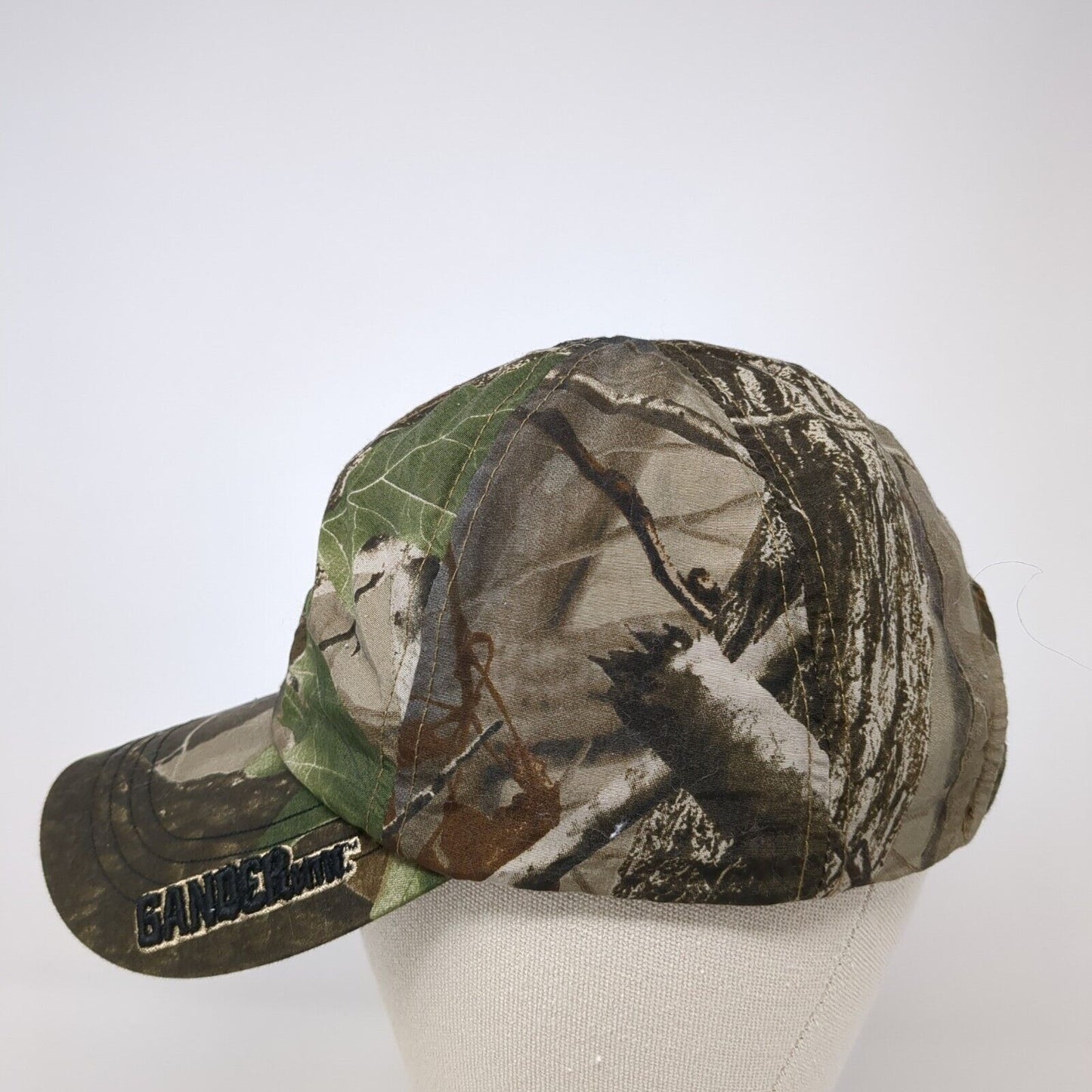 Gander Mountain Strapback Hat Camo One Size Hunting Outdoor Cap 6 Panel