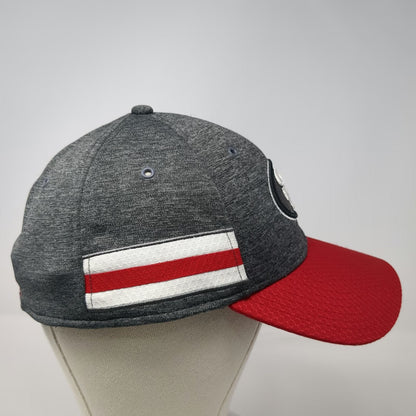 New Era 39THIRTY Baseball Cap Gray Red M San Francisco 49ers NFL Stretch Hat