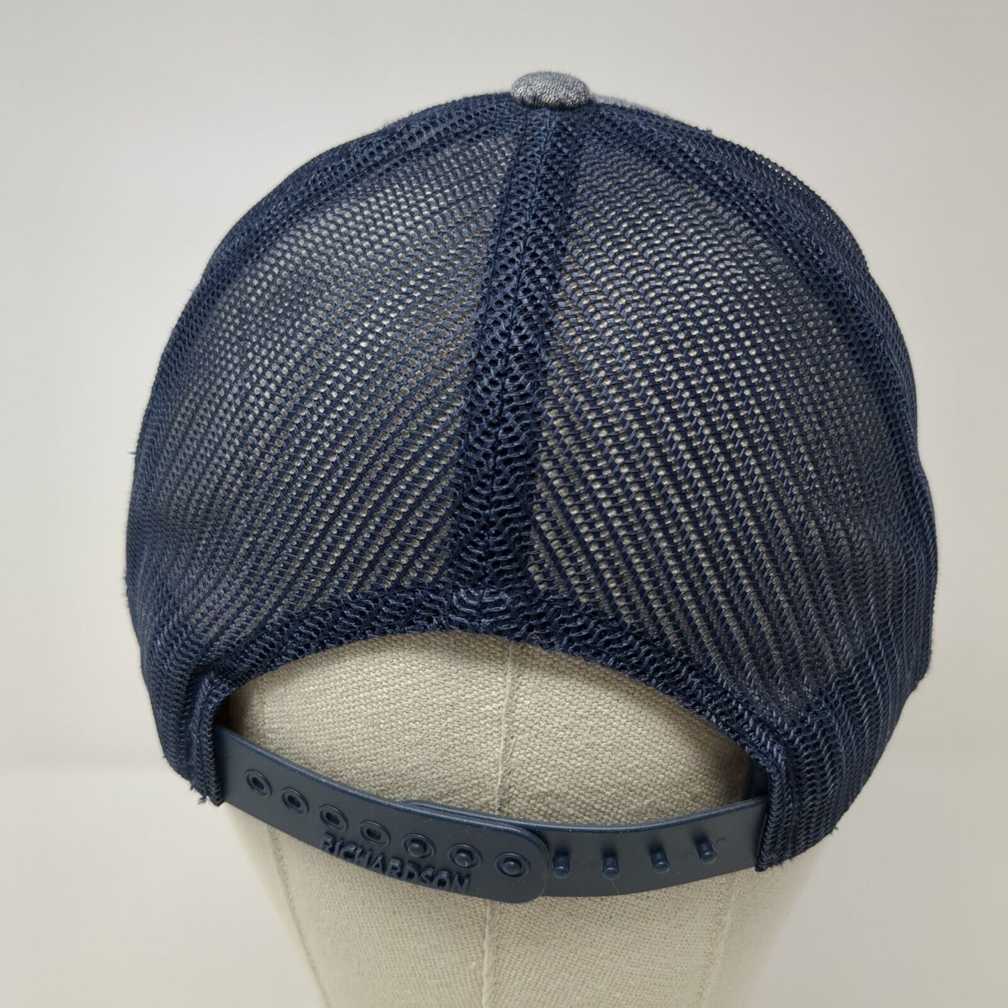 Richardson Snapback Mesh Back Trucker Hat Multi Small Embroidered Logo