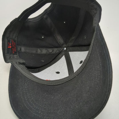 Wild Impact Promotions Snap-on Baseball Cap Black One Size Strapback Logo Hat