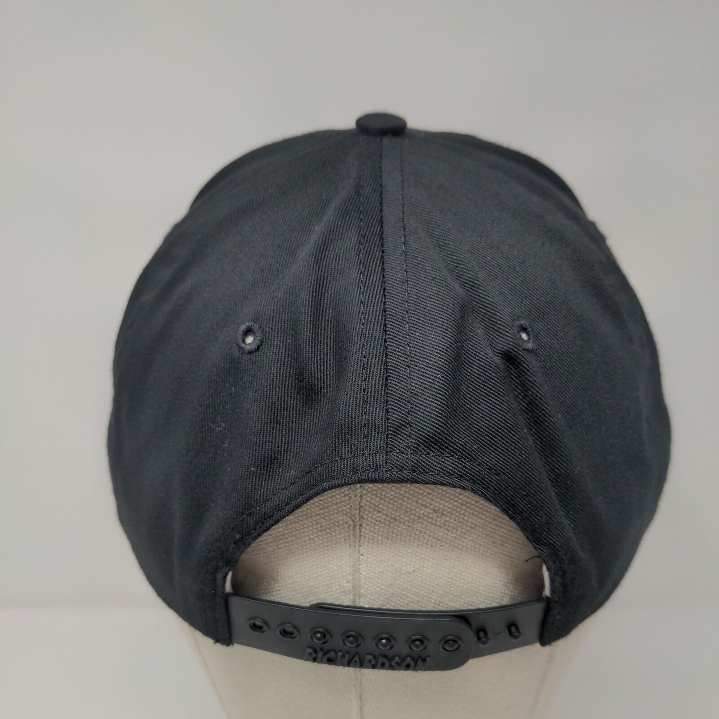 Coastline Equipment Snapback Hat Black M/L Adjustable 6 Panel Richardson