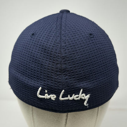 Black Clover Baseball Cap Blue M Memory Fit Four Leaf Clover Live Lucky Hat
