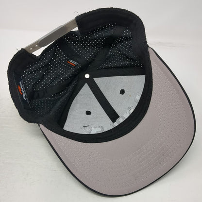 Pukka Trucker Hat Black One Size Perforated Mesh Snapback Radley Golf Chef Logo