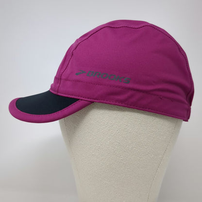 Brooks 5 Panel Purple One Size Running Hat Lightweight Reflective Breathable