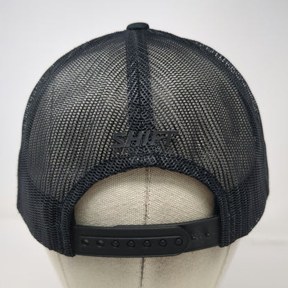Shift Trucker Hat Black One Size Mesh Back Snapback Graphic Logo Motocross Gear