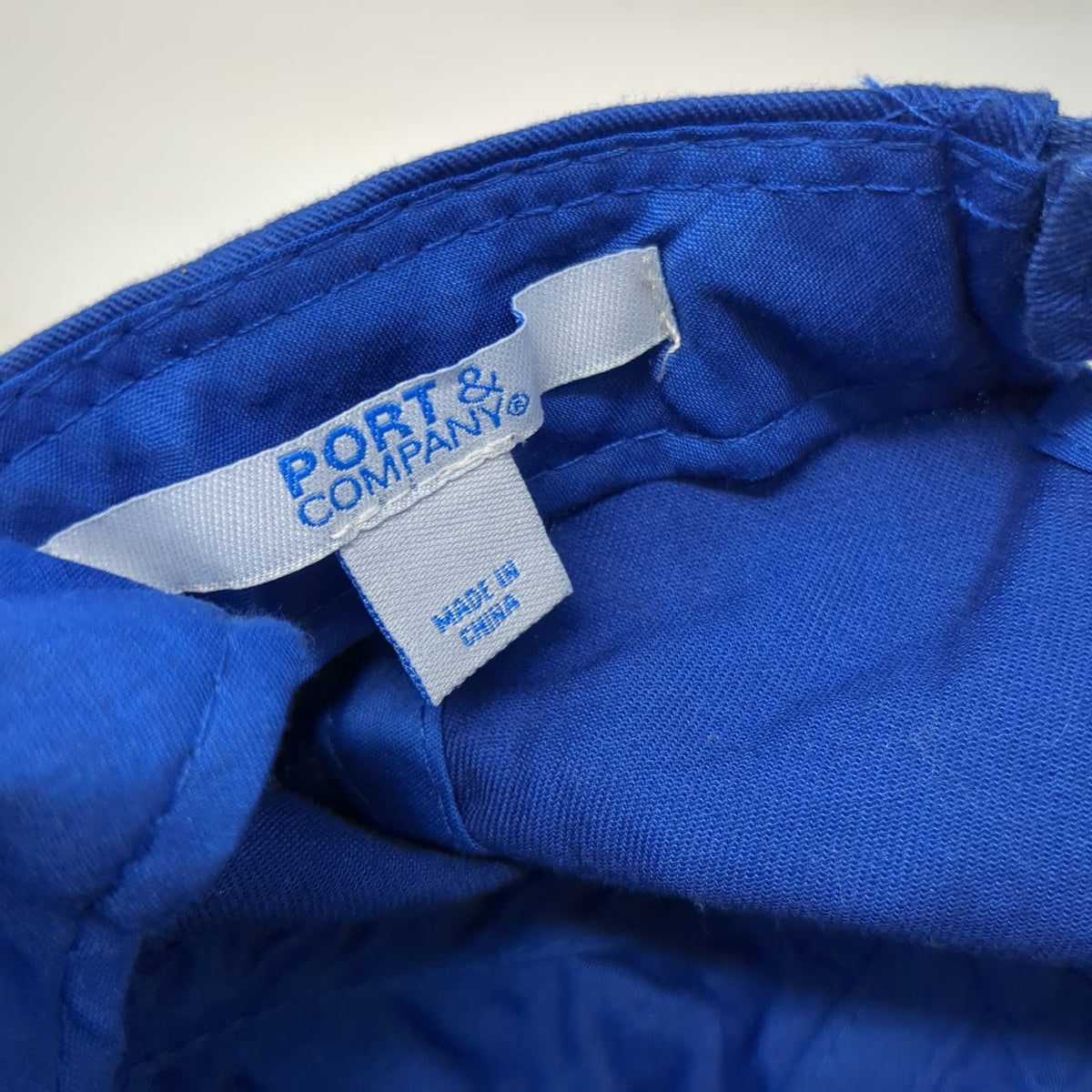 Port & Company Blue OSFM Baseball Cap Bain Aviation Inc Weiser ID Hat Strapback