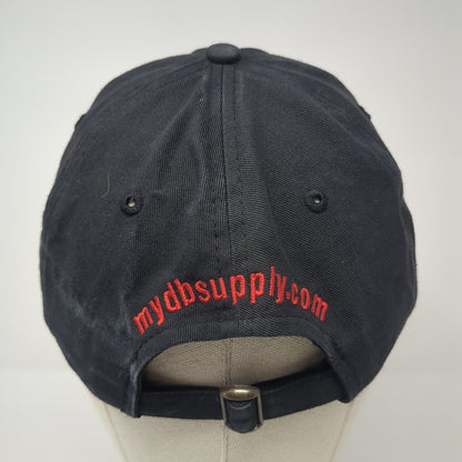 D&B Supply Slideback Hat Black One Size Adjustable Embroidered Buck's Bags