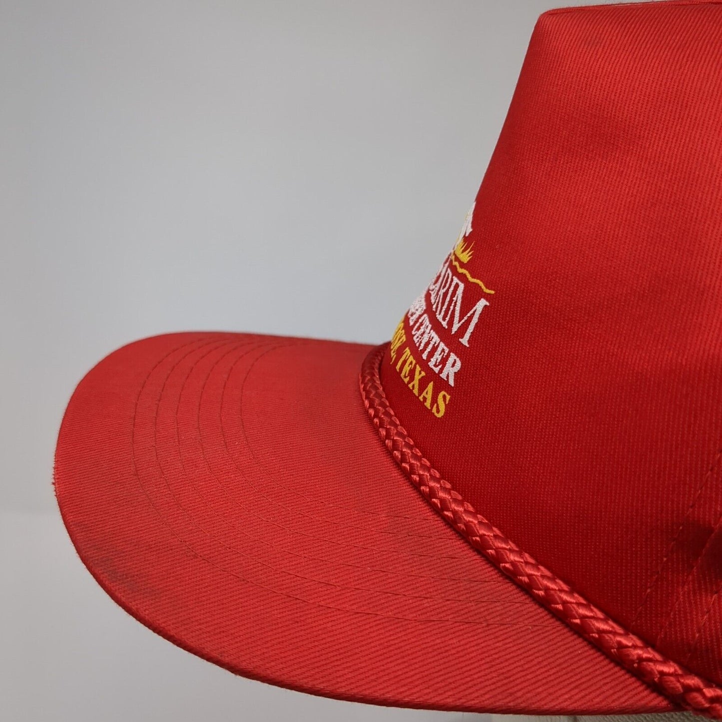 Fossil Rim Wildlife Center Snapback Rope Hat Red One Size Speedway