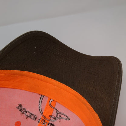 Ducks Unlimited Butler Chapter Strapback Hat Orange OS Adjustable Cap America