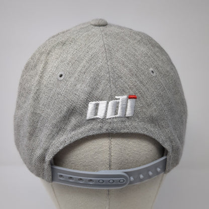 Odi Snapback Hat Gray One Size Adjustable Embroidered The Classics Yupoong