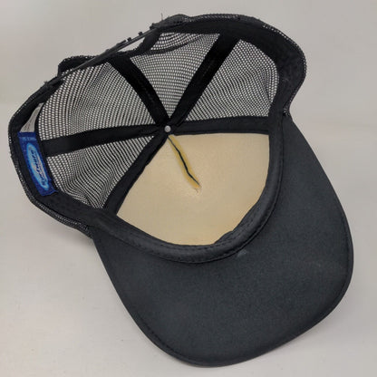 Surfware Hawaiian Classics Snapback Trucker Hat Black OSFA Adjustable Mesh Back