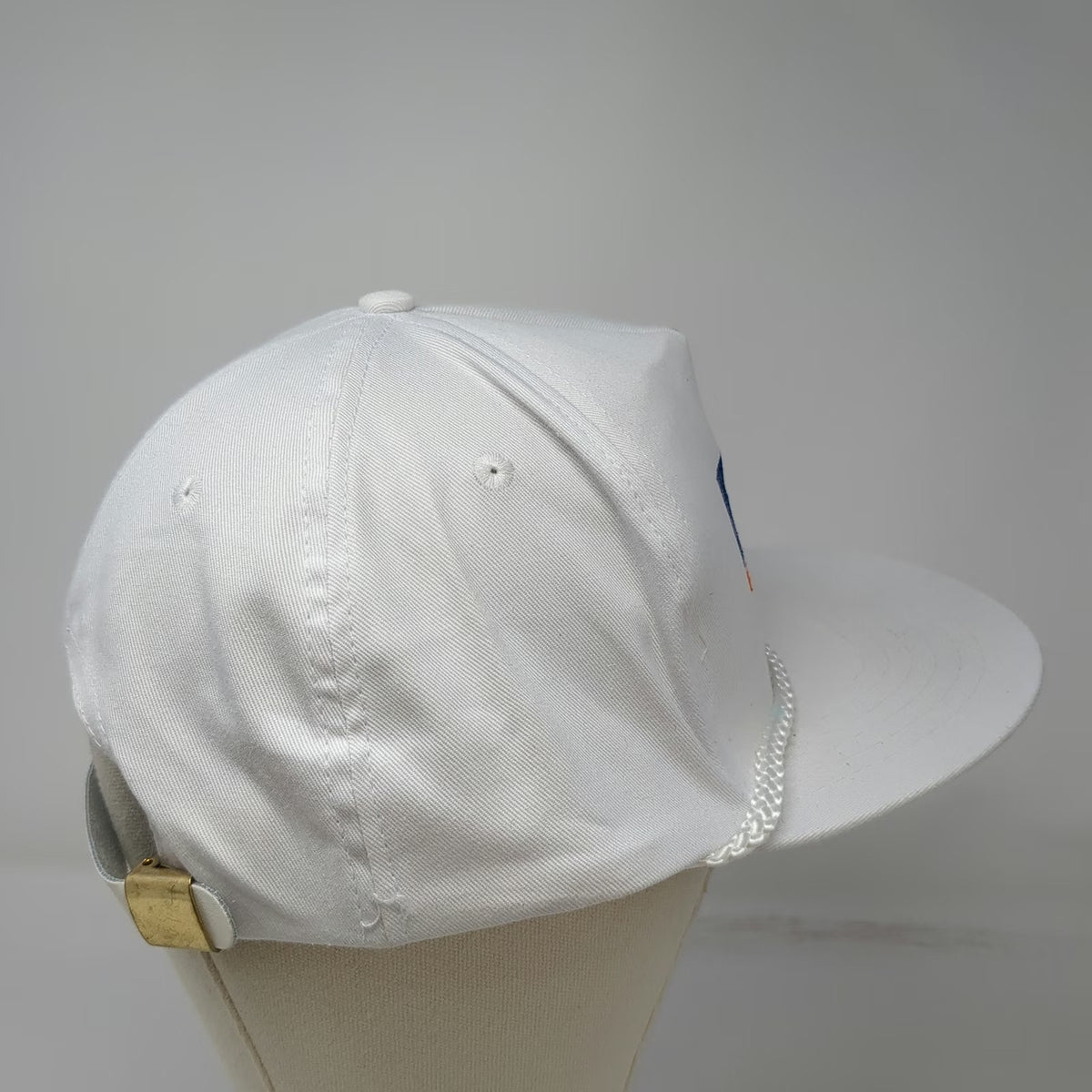 Competitive RPS Roadway Package System Hat 5 Panel White One Size Rope Slide