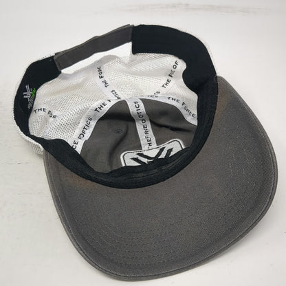 Vortex Gray Baseball Cap One Size Mesh Back Strapback Force of Optics Hat Patch