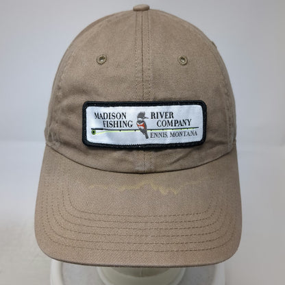 Richardson Baseball Cap Brown L Madison River Fishing Company Montana Patch Hat