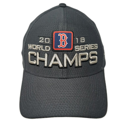 New Era Boston Red Sox MLB Gray Baseball Cap One Size 2018 World Series Hat