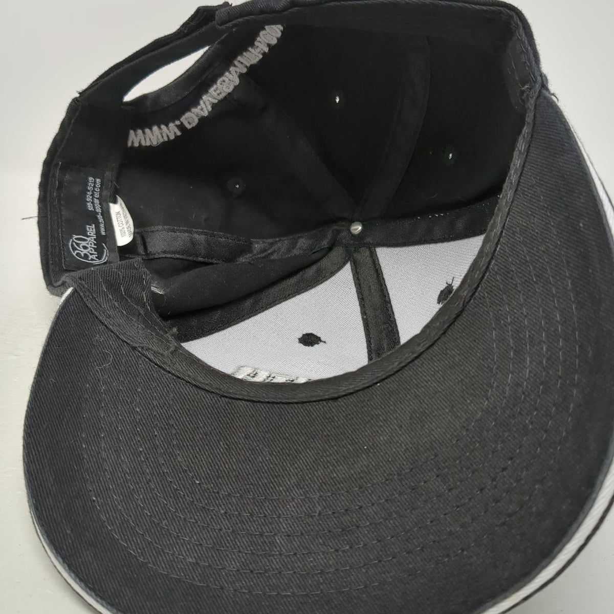360 Apparel Baseball Cap Black One Size Dave Smith Motors Kellogg ID Flag hat