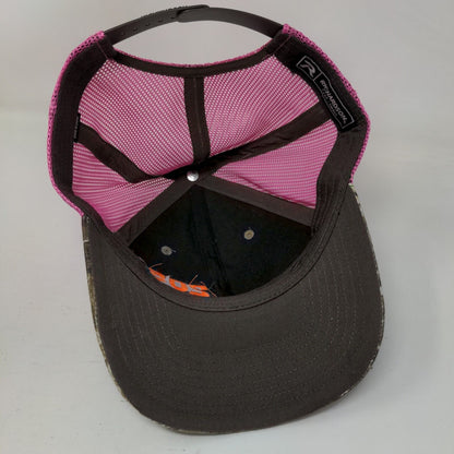 2050 Club Snapback Mesh Back Trucker Hat Camo Small Richardson