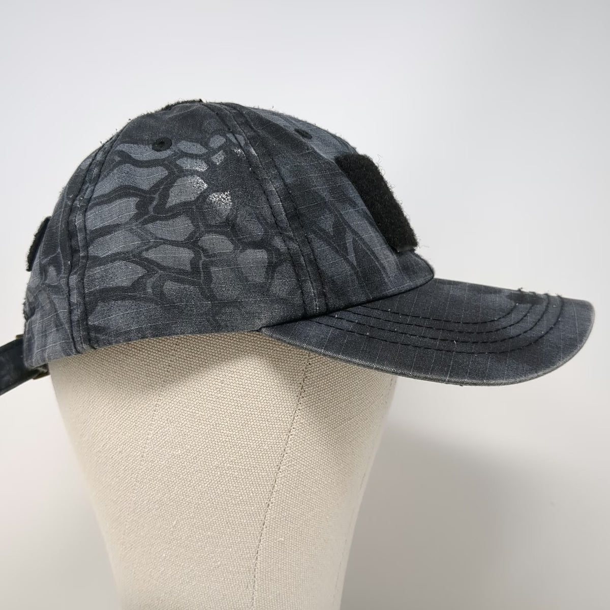 Condor Baseball Cap Black Camo One Size Slideback Patch Panels Hat