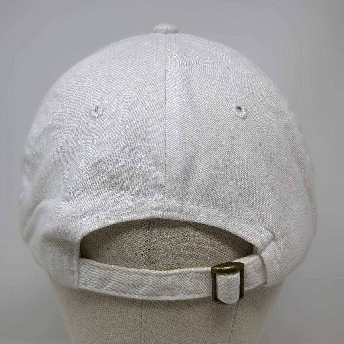 basecamp Baseball Cap White One Size Caymus Vineyards Embroidered Pink Leaf Hat