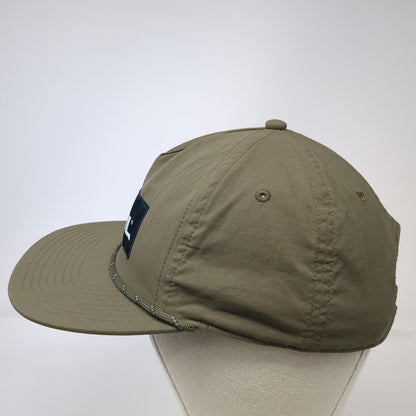 KÜHL 5 Panel Green Hat One Size Snapback Rope Mountain Logo Performance Cap