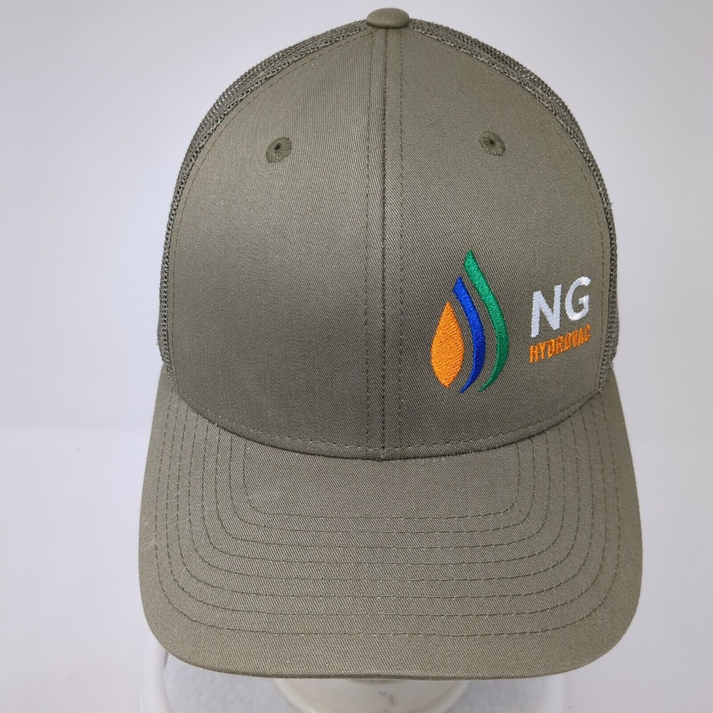 NG Hydrovac Snapback Trucker Hat Green One Size Adjustable Mesh Back Richardson