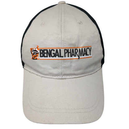 Bengal Pharmacy Strapback Hat Tan One Size Adjustable Colorblock
