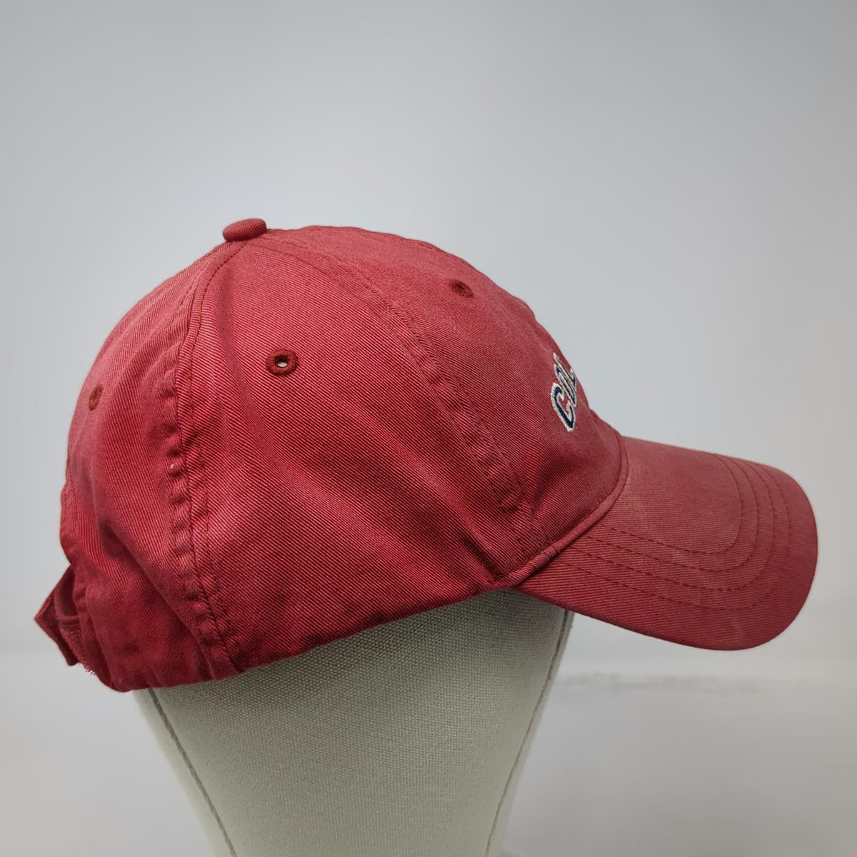 Ouray Sportswear Baseball Cap Red One Size Colorado Embroidered Strapback Hat